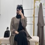 ensemble abaya et pontalon